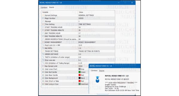 ROYAL HEDGE FUND EA v3 MT5 - Image 3