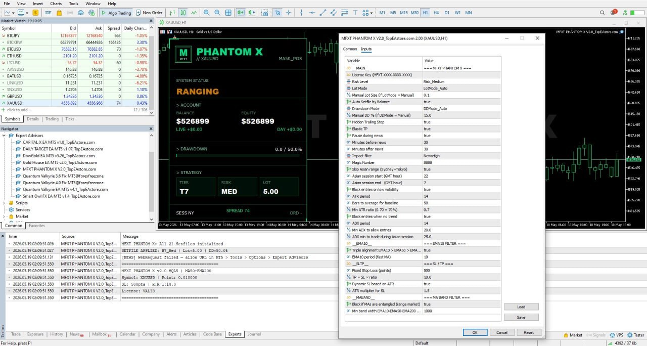 MFXT PHANTOM X MT5 v2.0 - Image 2