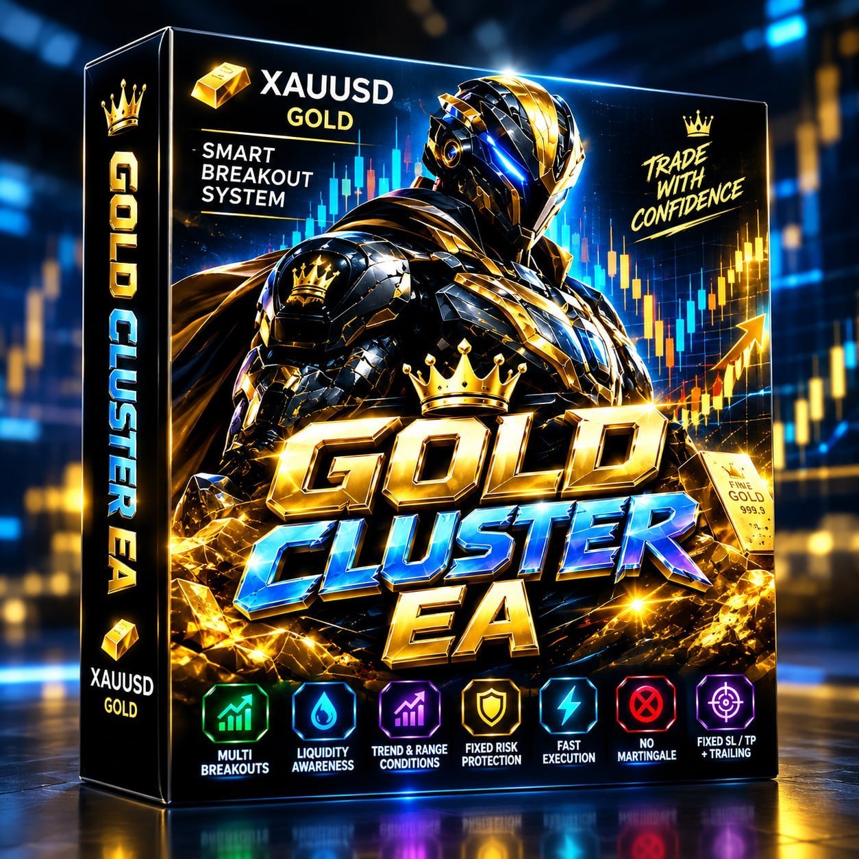 GOLD CLUSTER EA MT5 v15.0 + SetFiles